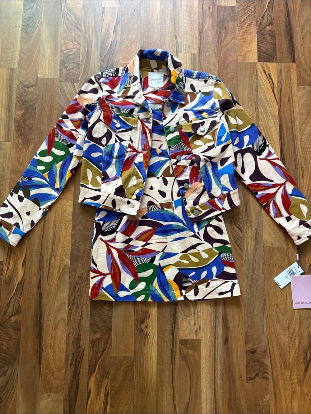 Avec Les Filles Women’s Dress & Blazer Set NWT Jacket Matching 2 Piece